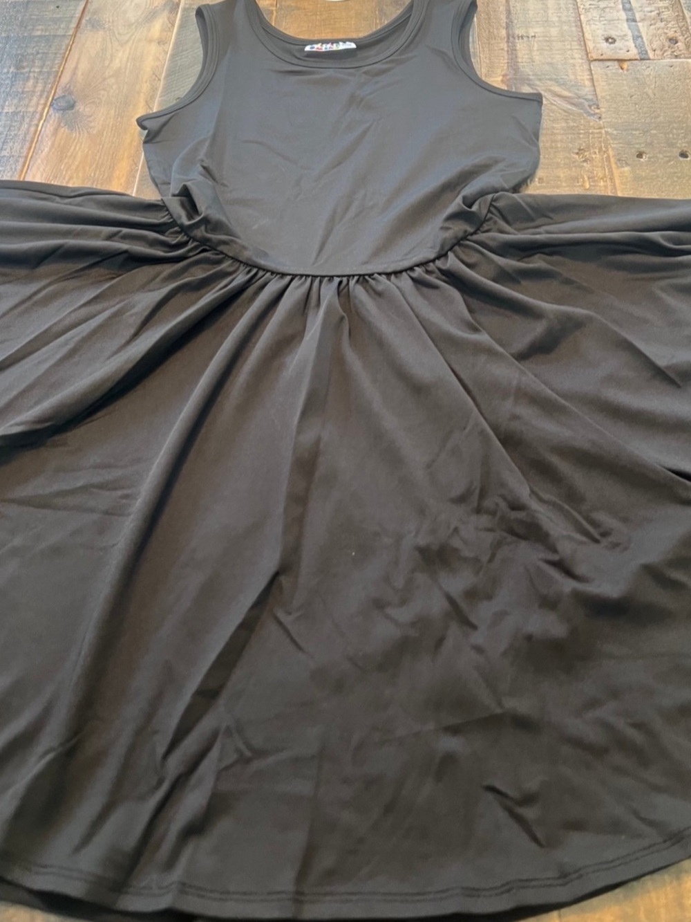 Dot Dot Smile size 8/10 girls black tank twirl dress New - Picture 2 of 4